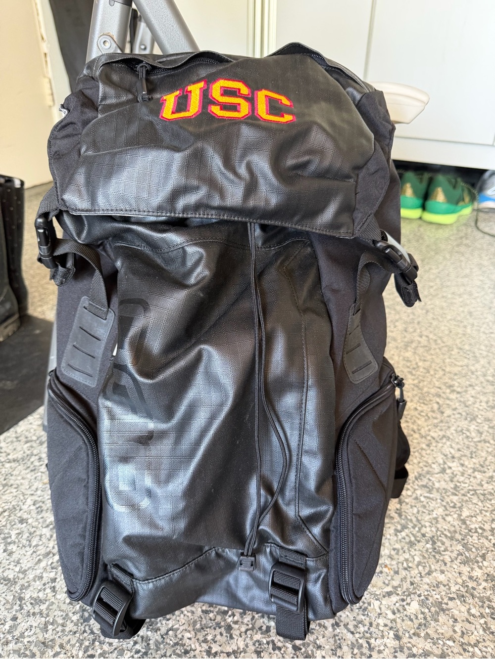 USC Black Backpack with Collegiate Embroidered Logo